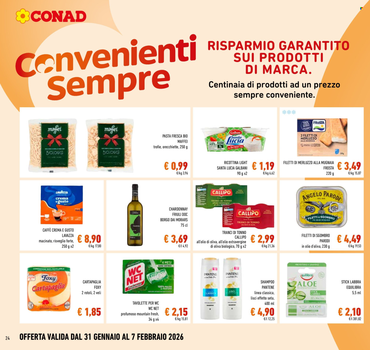Volantino Conad - 31/1/2026 - 7/2/2026. Pagina 24