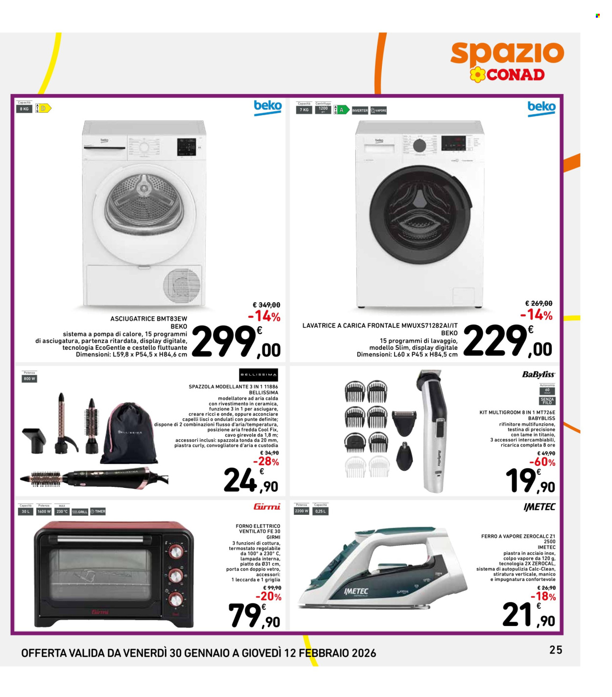 Volantino Spazio Conad - 30/1/2026 - 12/2/2026. Pagina 25