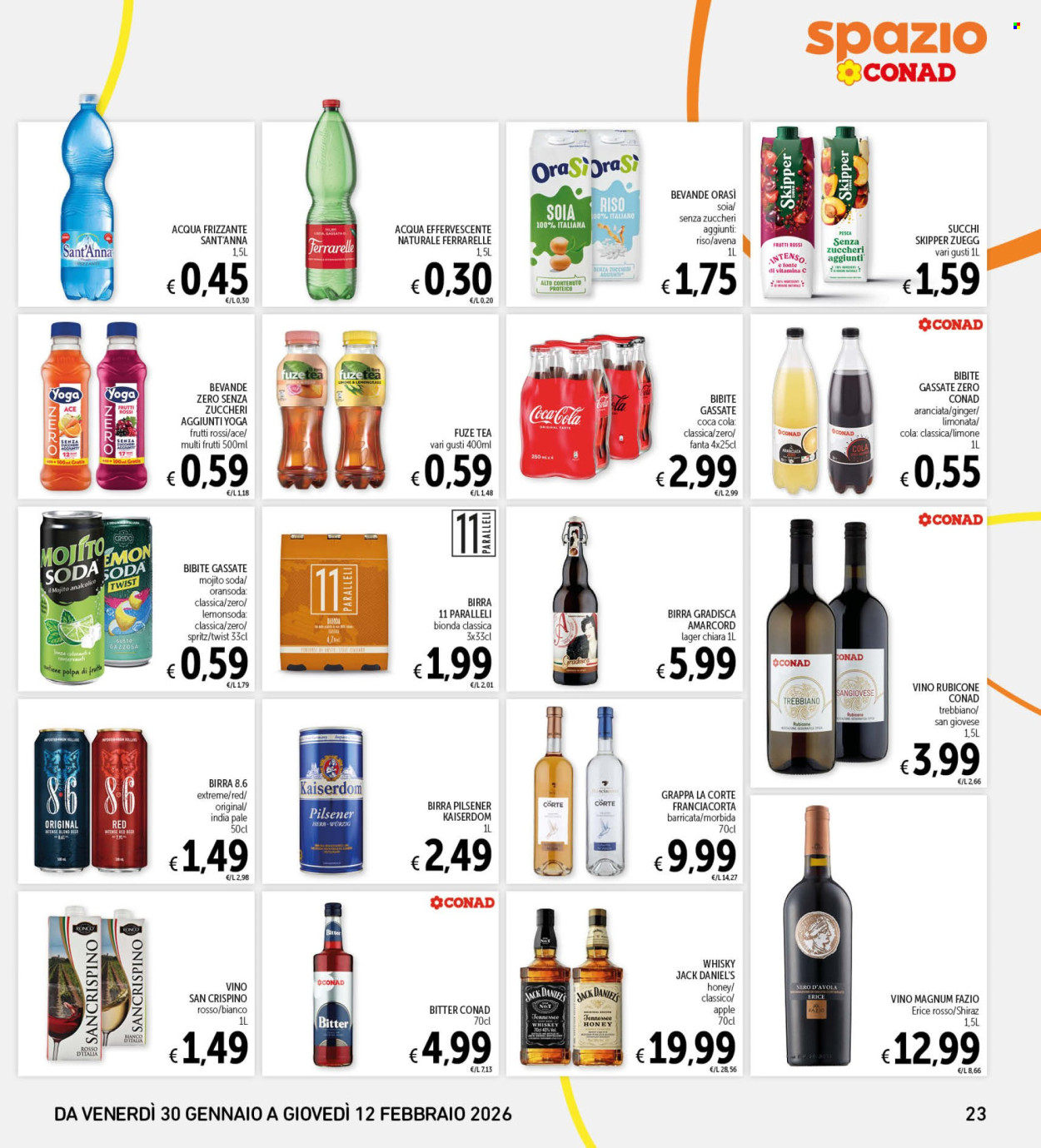 Volantino Spazio Conad - 30/1/2026 - 12/2/2026. Pagina 23