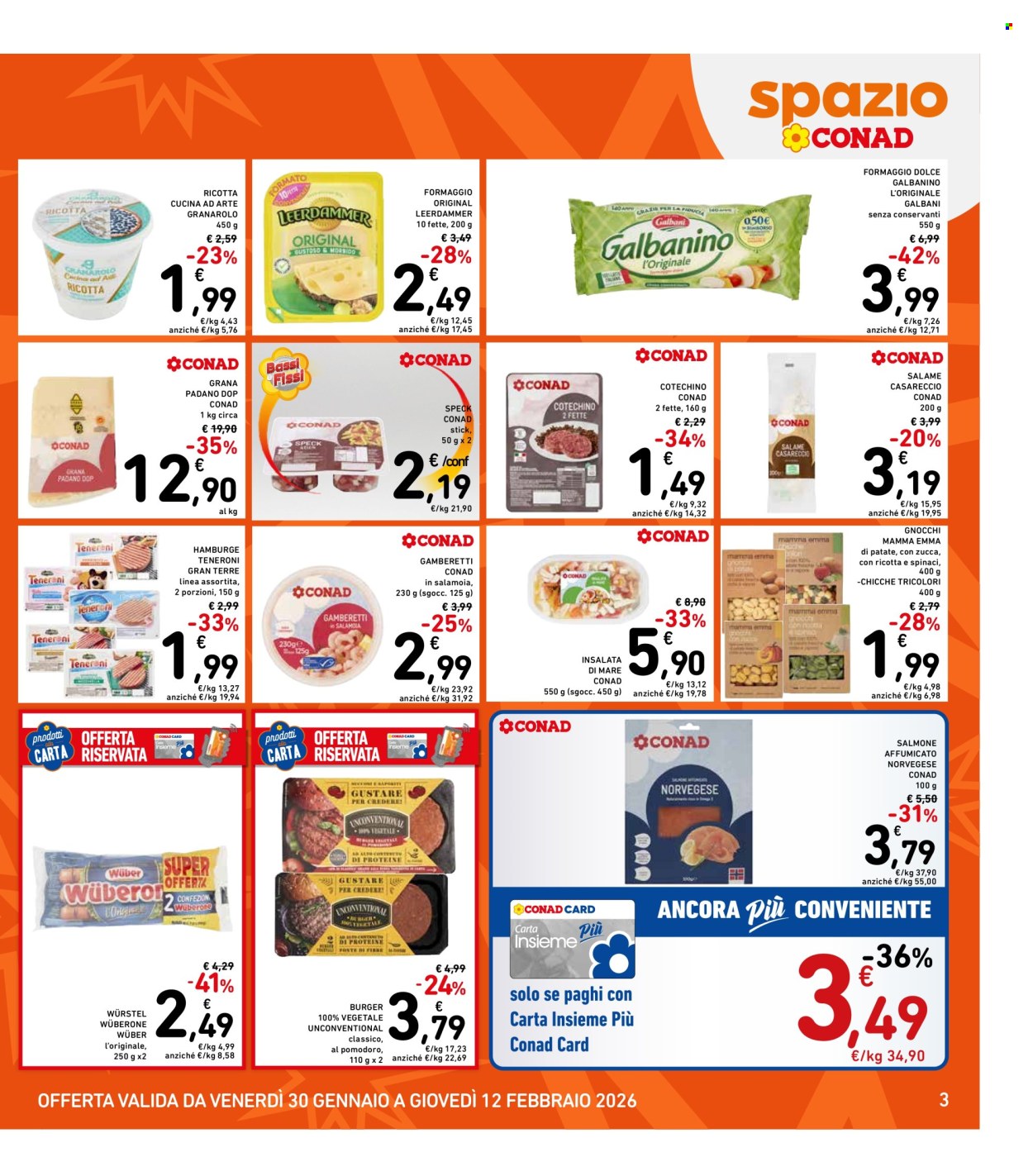 Volantino Spazio Conad - 30/1/2026 - 12/2/2026. Pagina 3