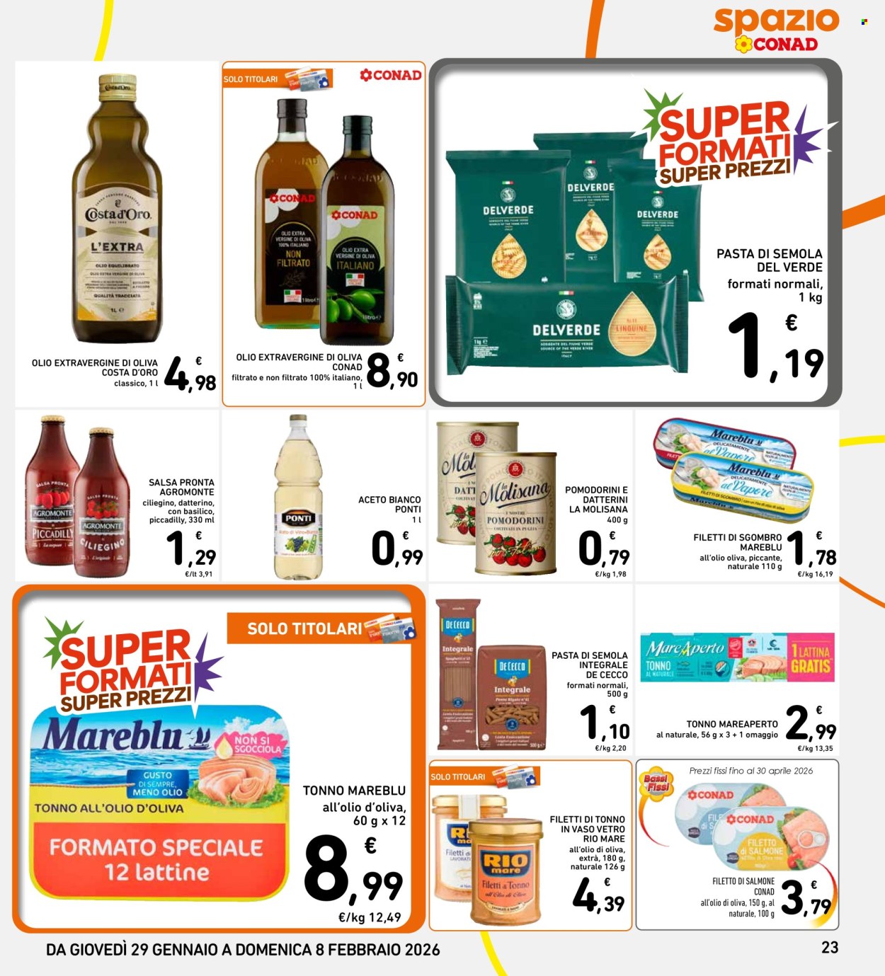 Volantino Spazio Conad - 29/1/2026 - 8/2/2026. Pagina 23
