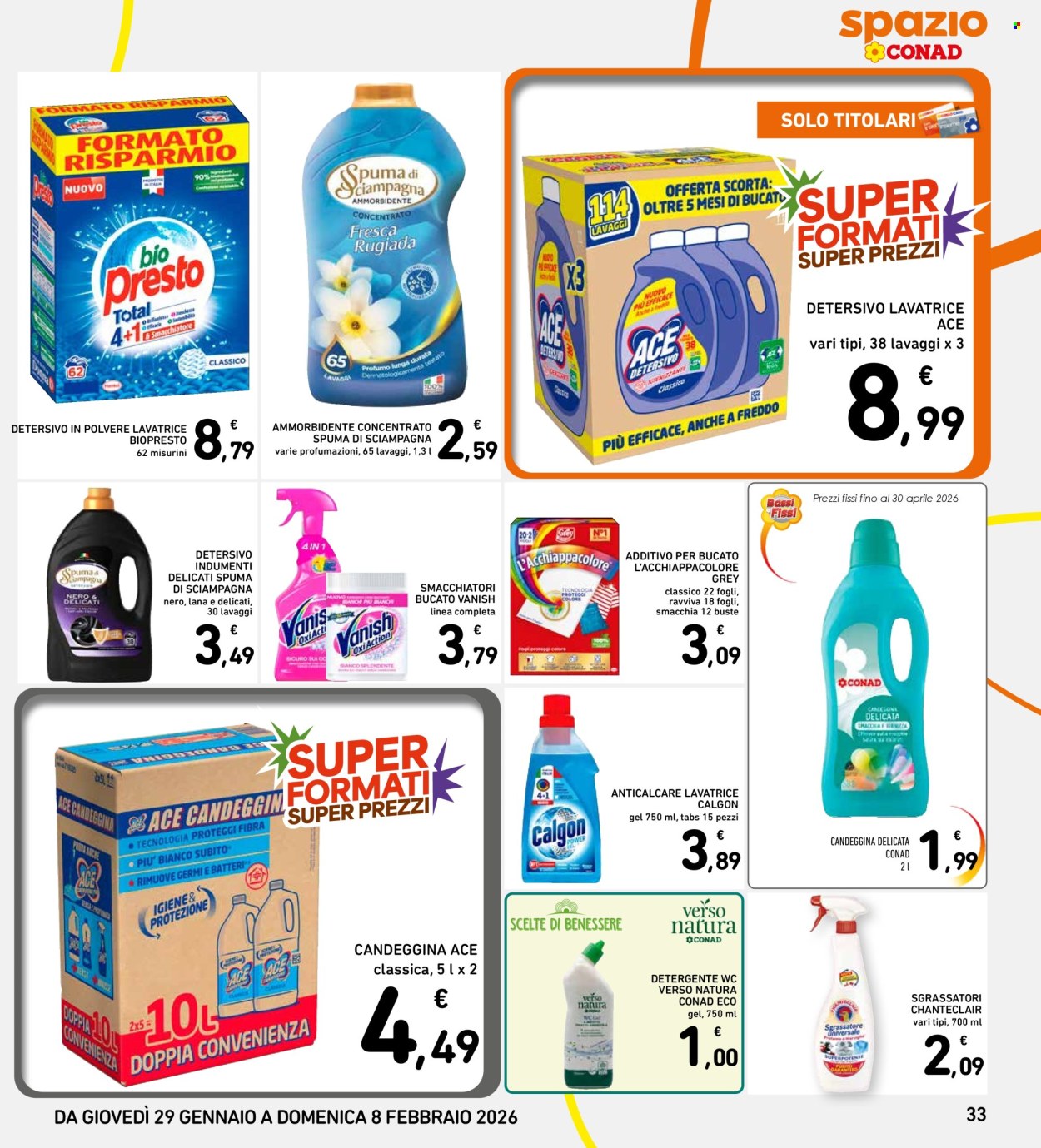 Volantino Spazio Conad - 29/1/2026 - 8/2/2026. Pagina 33