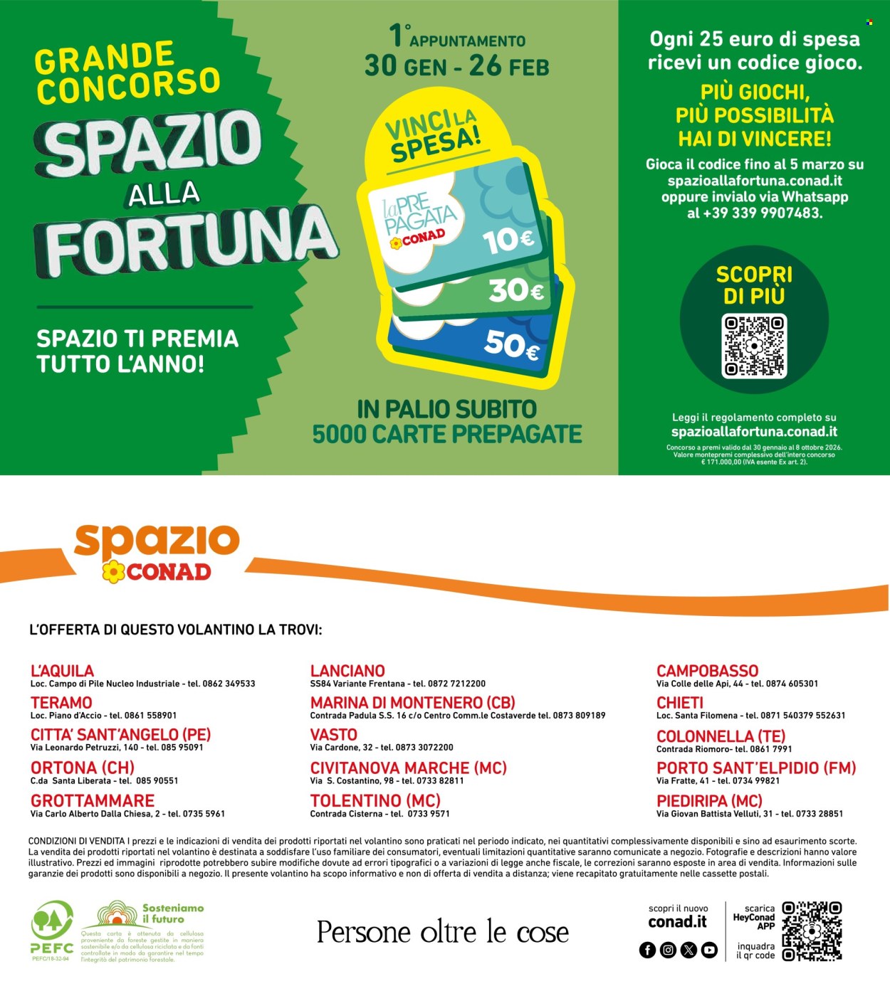 Volantino Spazio Conad - 29/1/2026 - 8/2/2026. Pagina 40