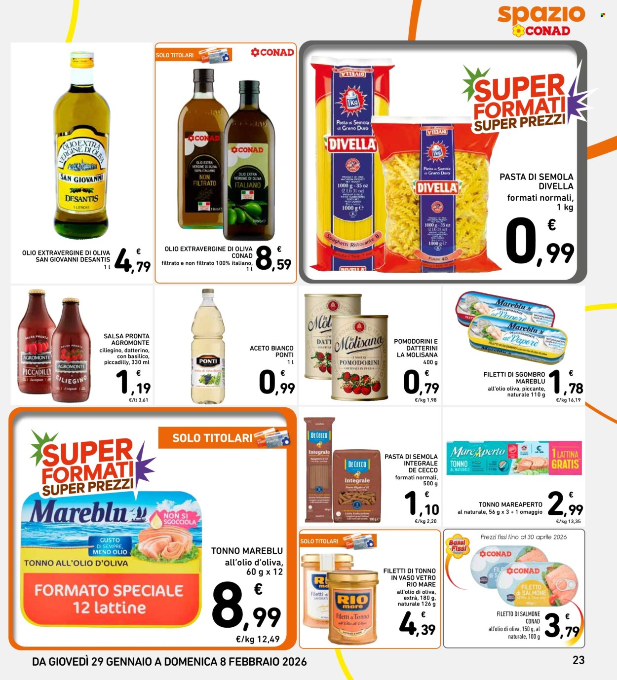 Volantino Spazio Conad - 29/1/2026 - 8/2/2026. Pagina 23