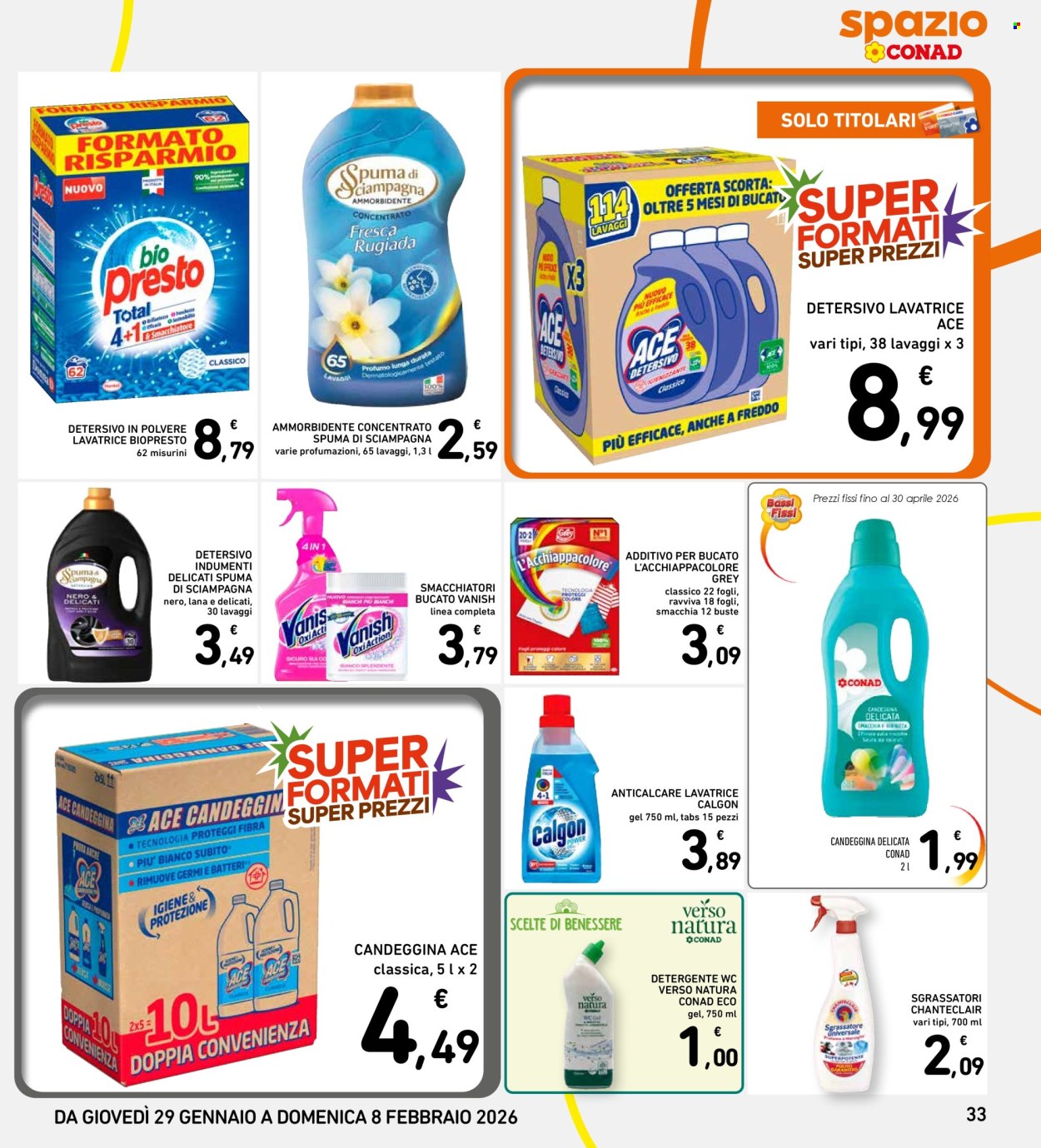 Volantino Spazio Conad - 29/1/2026 - 8/2/2026. Pagina 33