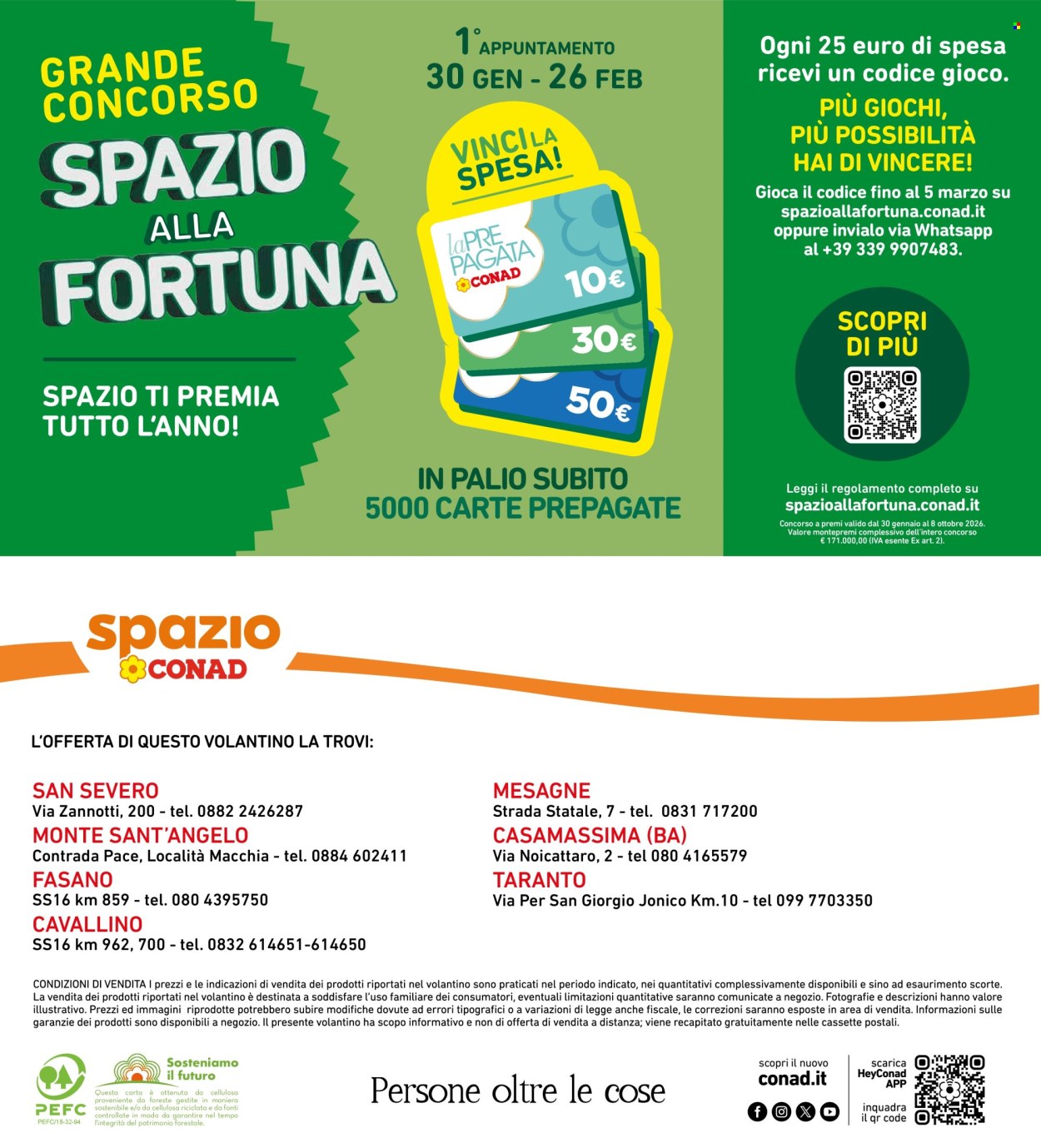 Volantino Spazio Conad - 29/1/2026 - 8/2/2026. Pagina 40