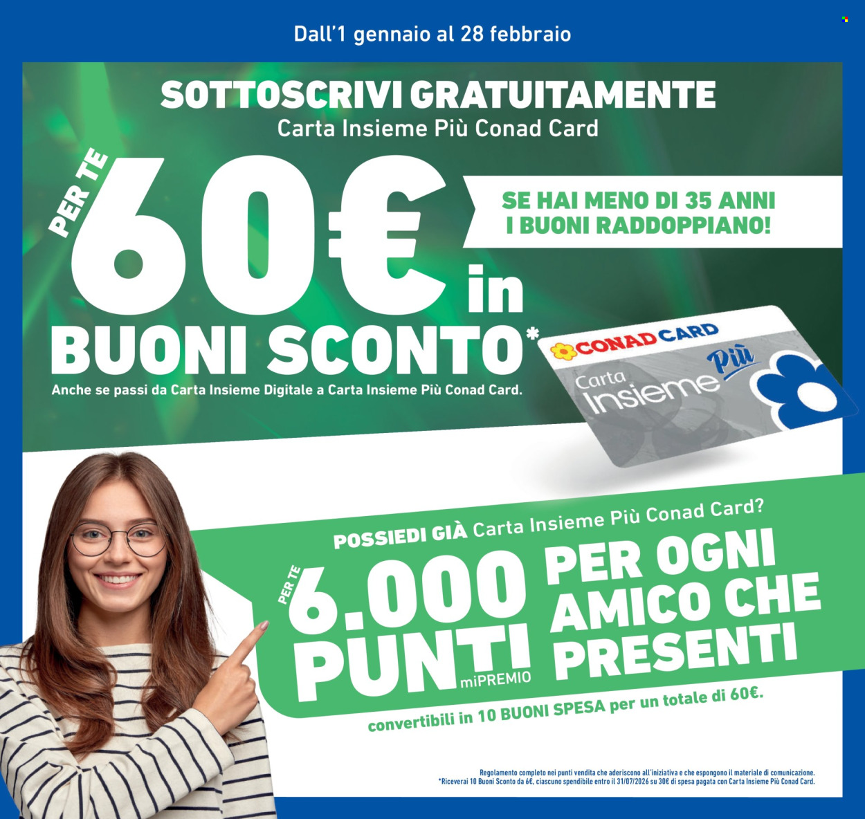 Volantino Conad - 29/1/2026 - 7/2/2026. Pagina 21