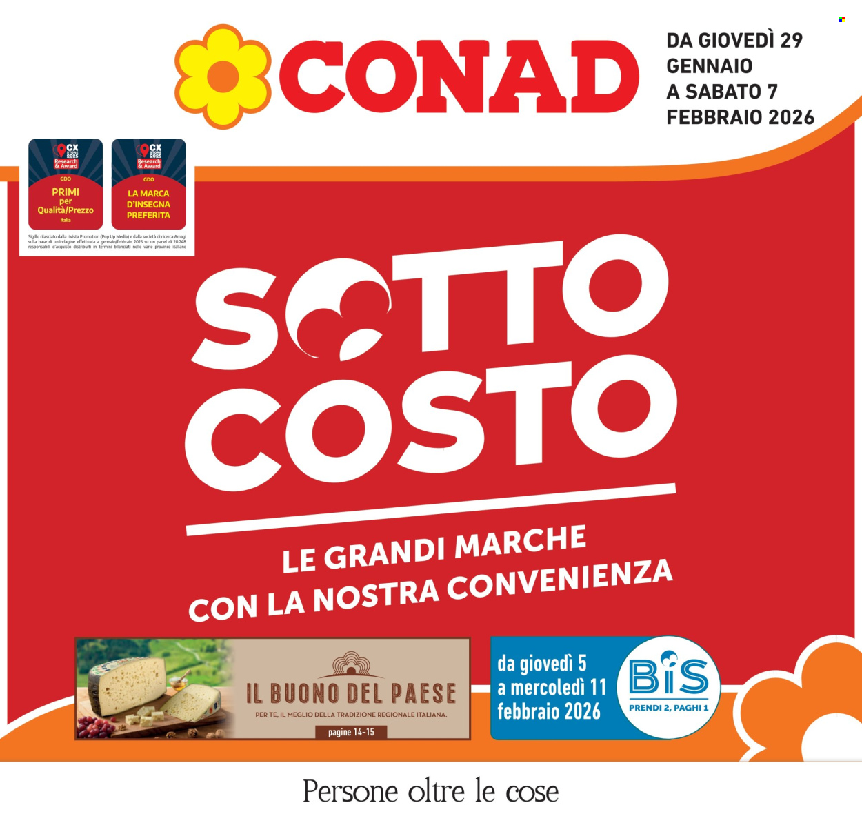 Volantino Conad - 29/1/2026 - 7/2/2026. Pagina 1