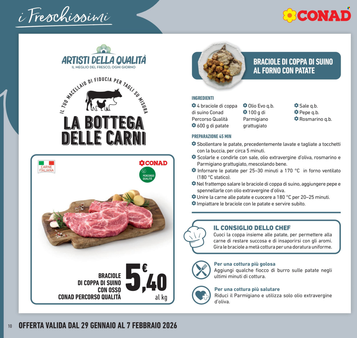 Volantino Conad - 29/1/2026 - 7/2/2026. Pagina 10