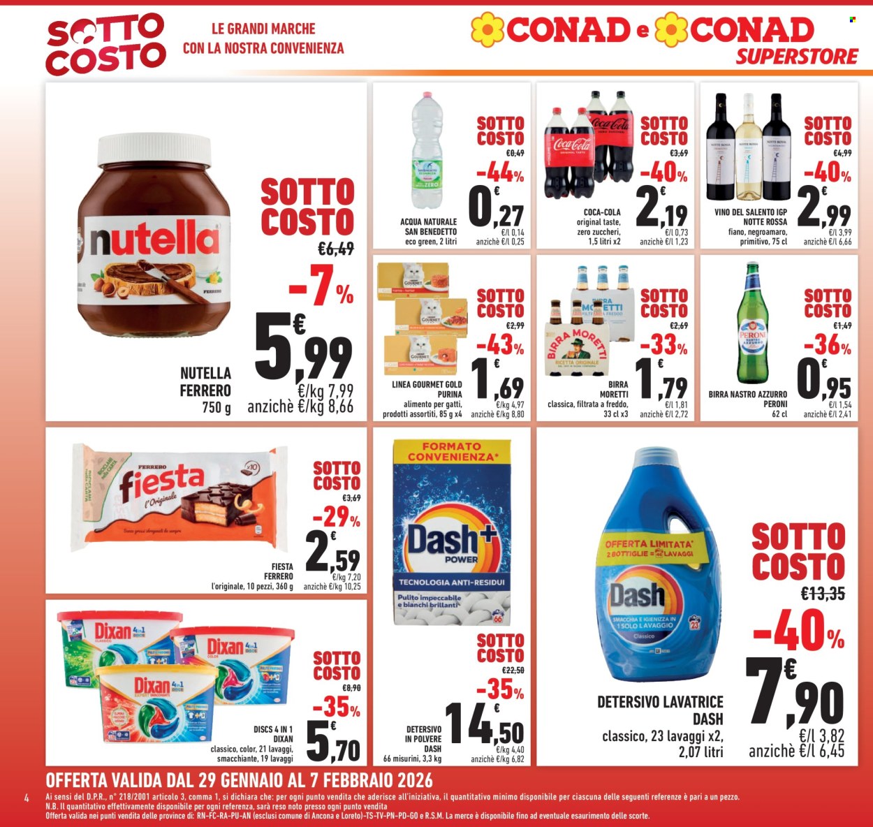 Volantino Conad Superstore - 29/1/2026 - 7/2/2026. Pagina 4