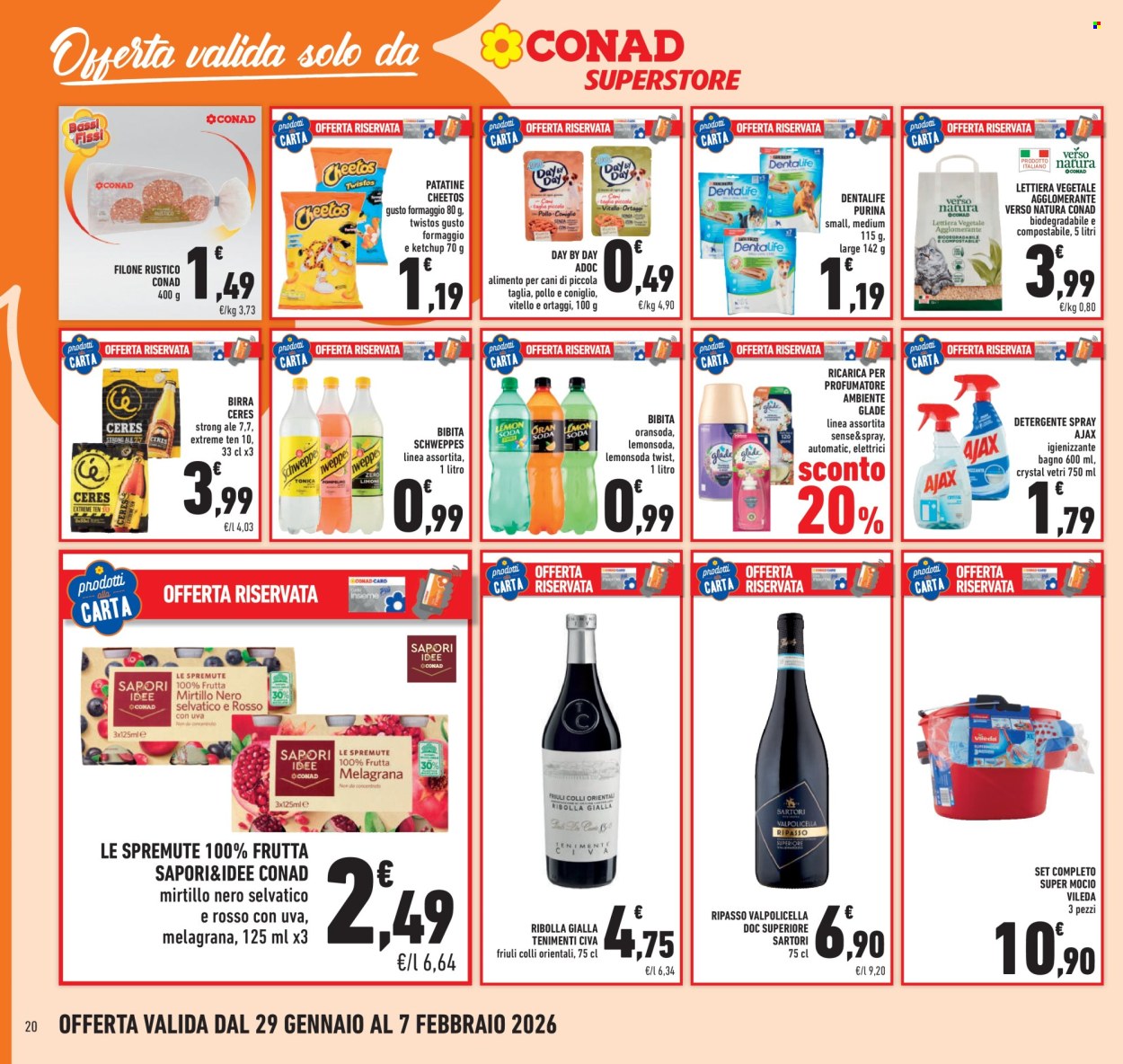 Volantino Conad Superstore - 29/1/2026 - 7/2/2026. Pagina 20