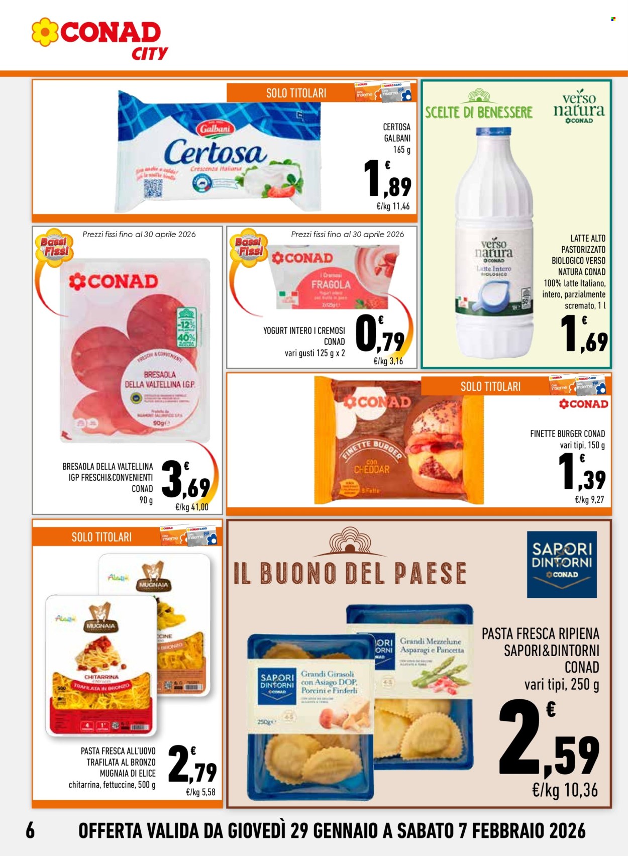 Volantino Conad City - 29/1/2026 - 7/2/2026. Pagina 6