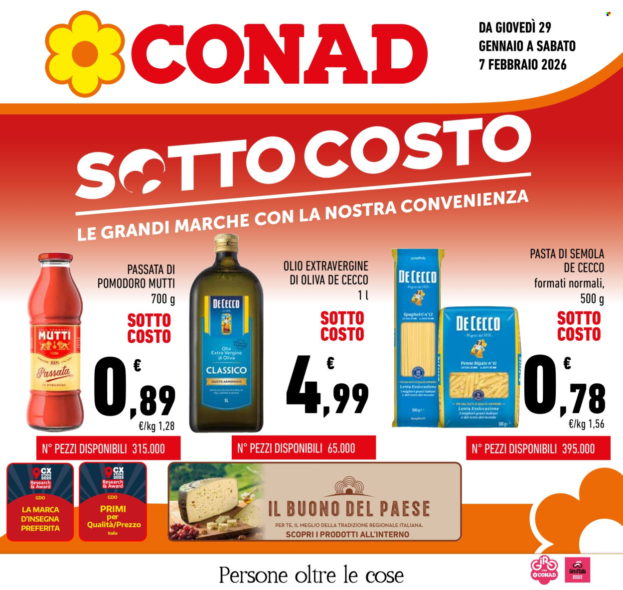 Volantino Conad - 29/1/2026 - 7/2/2026. Pagina 1