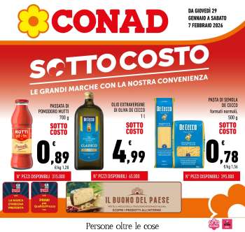 Volantino Conad - 29/1/2026 - 7/2/2026.