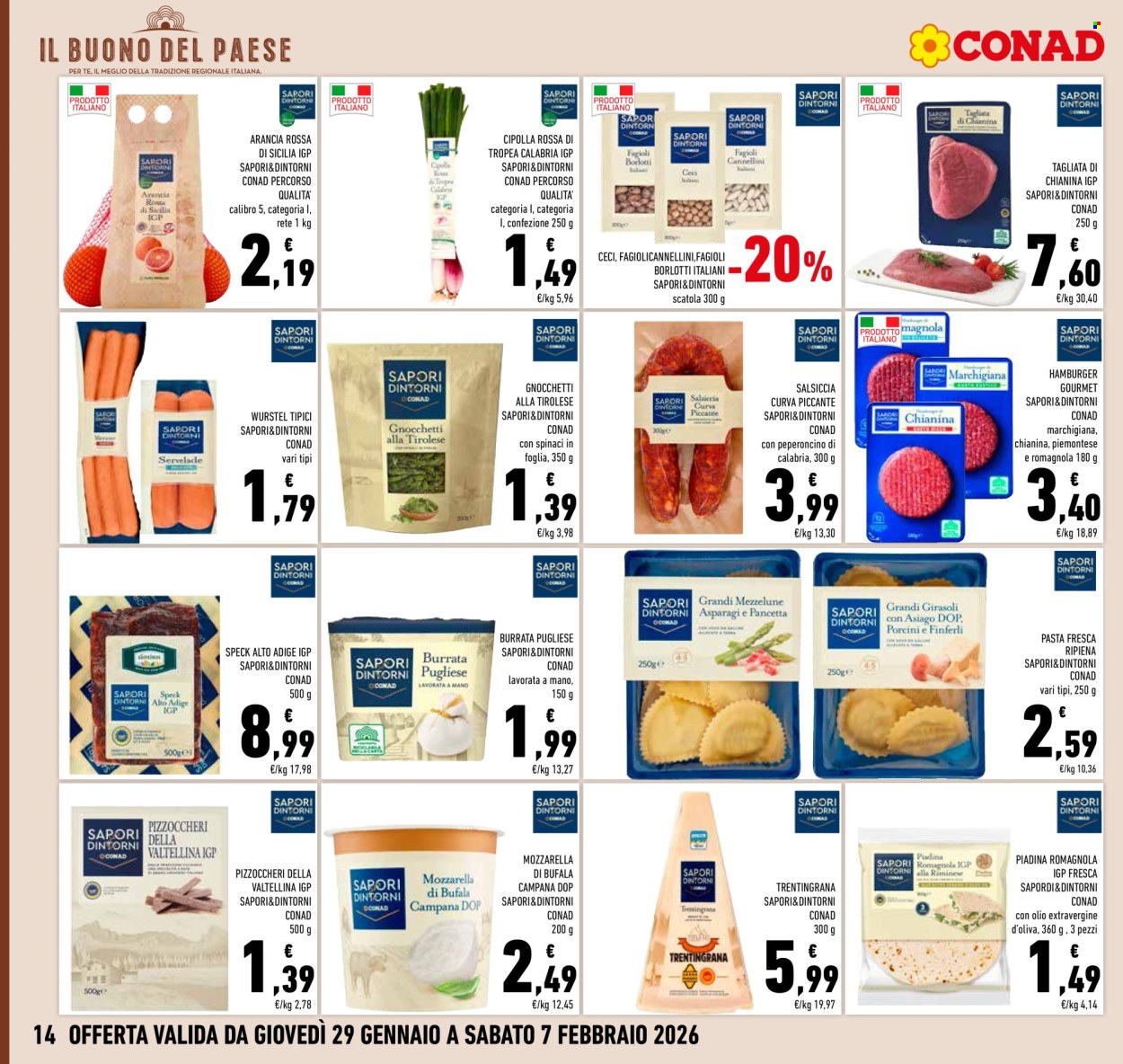 Volantino Conad - 29/1/2026 - 7/2/2026. Pagina 14