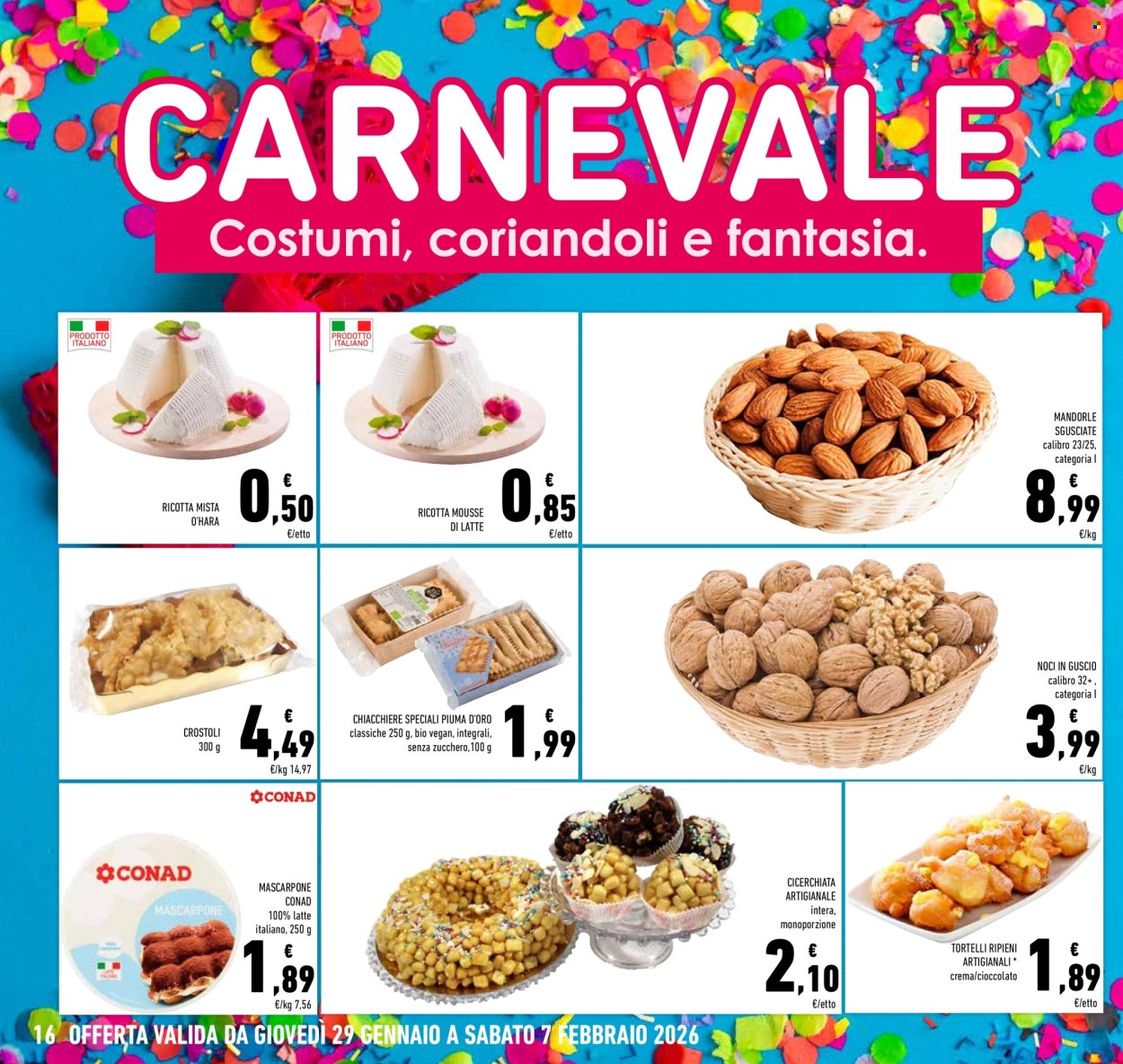 Volantino Conad - 29/1/2026 - 7/2/2026. Pagina 16