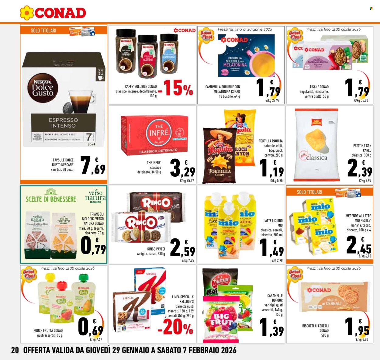 Volantino Conad - 29/1/2026 - 7/2/2026. Pagina 20