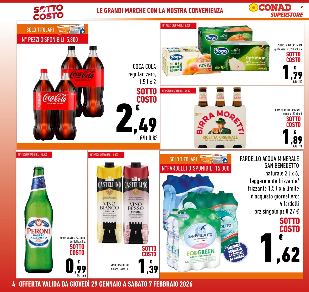 Volantino Conad Superstore - 29/1/2026 - 7/2/2026. Pagina 4