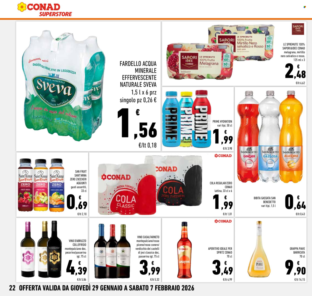 Volantino Conad Superstore - 29/1/2026 - 7/2/2026. Pagina 22