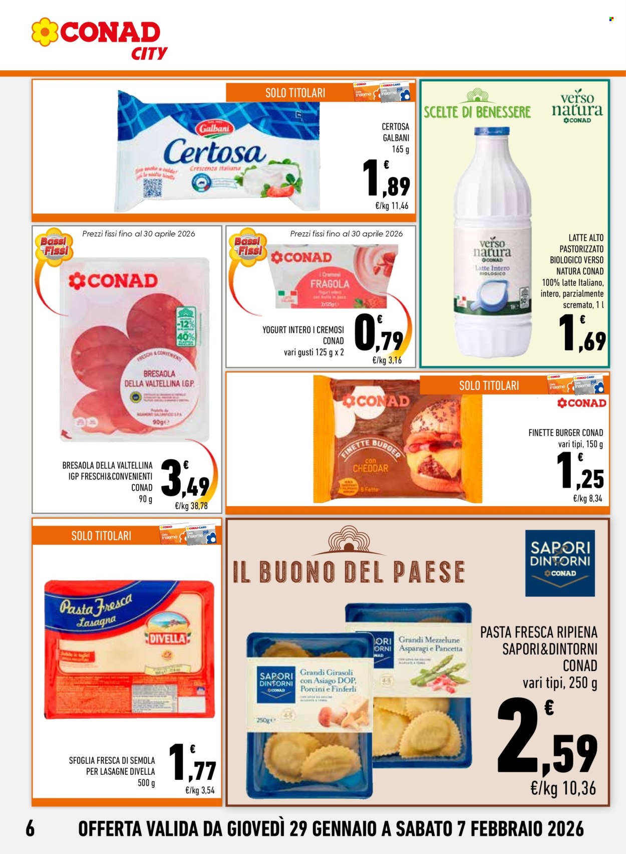 Volantino Conad - 29/1/2026 - 7/2/2026. Pagina 6