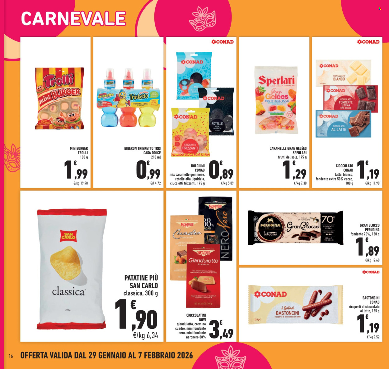 Volantino Conad - 29/1/2026 - 7/2/2026. Pagina 16
