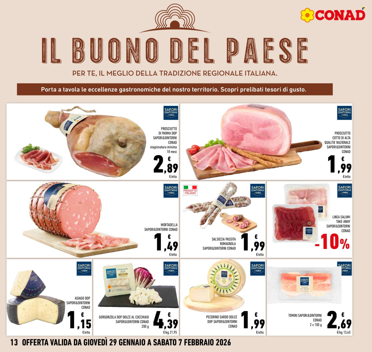 Volantino Conad - 29/1/2026 - 7/2/2026. Pagina 13
