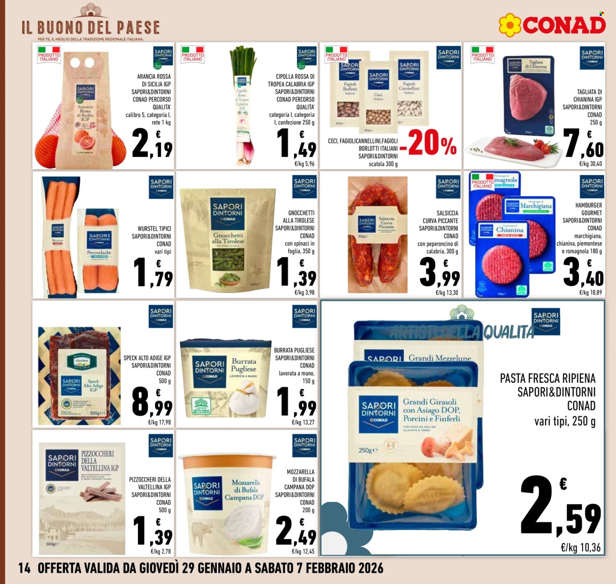 Volantino Conad - 29/1/2026 - 7/2/2026. Pagina 14