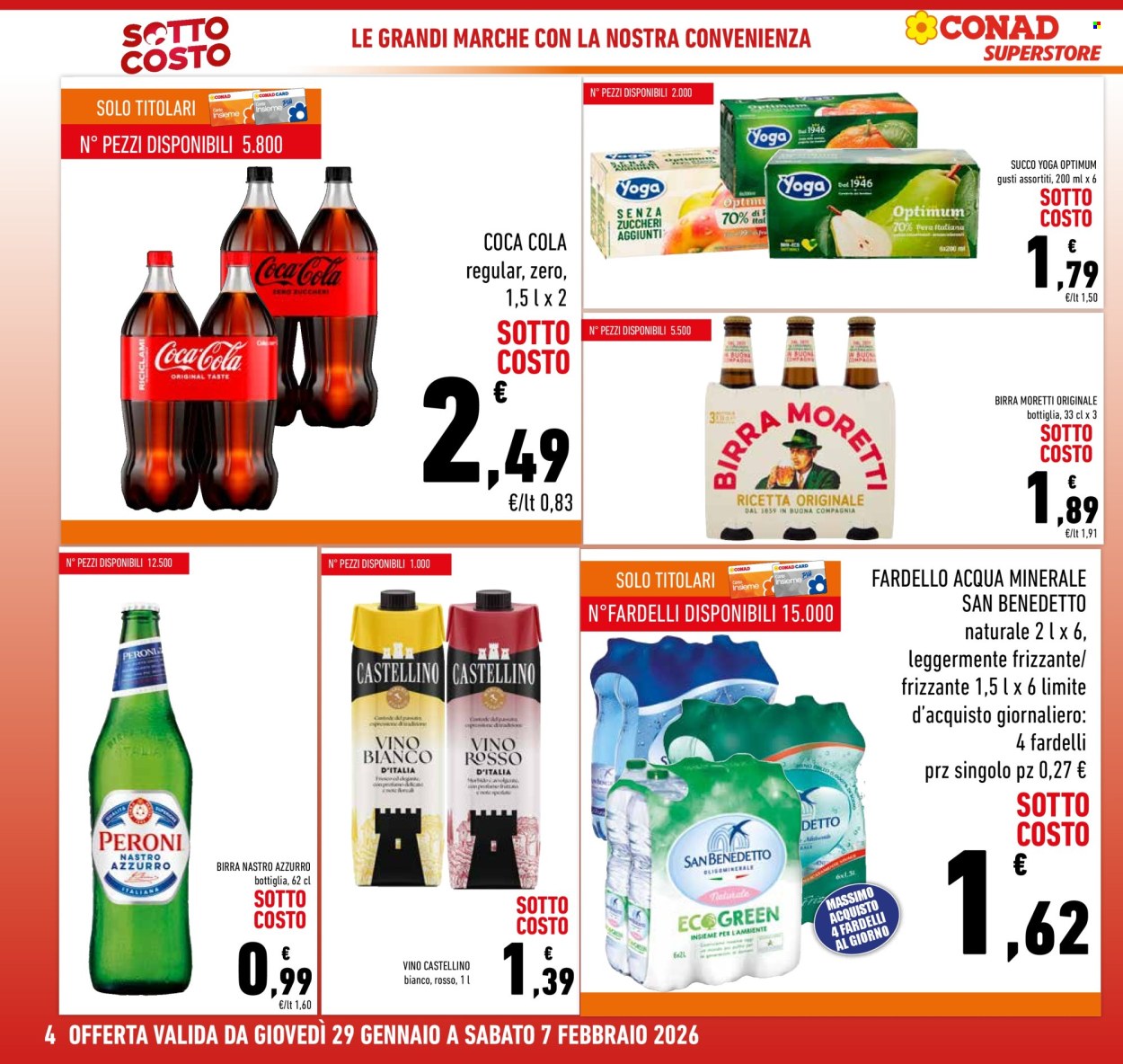 Volantino Conad Superstore - 29/1/2026 - 7/2/2026. Pagina 4