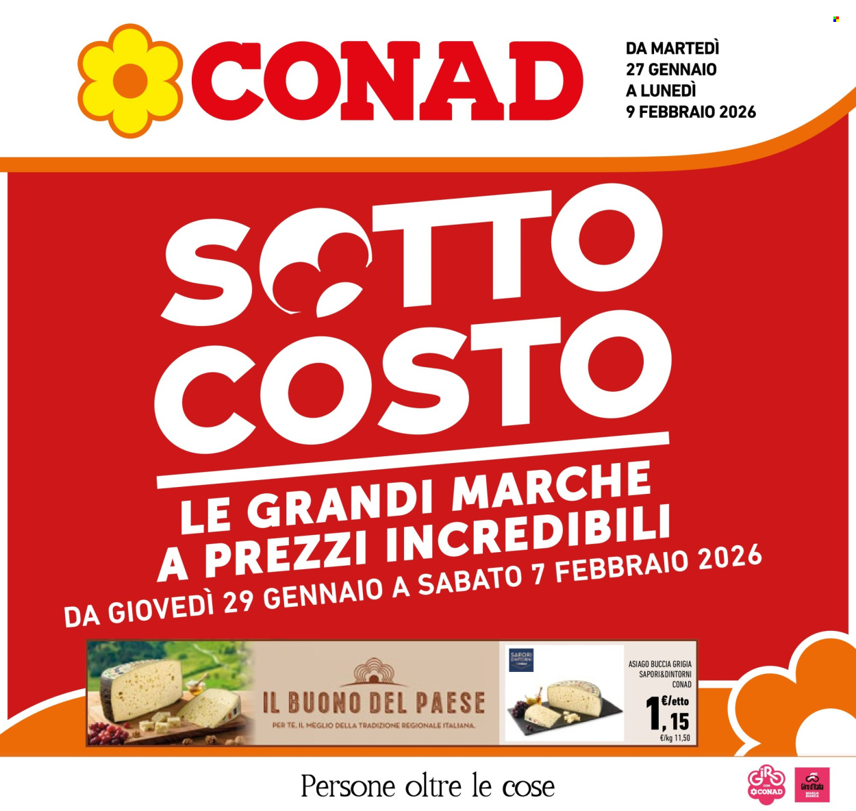 Volantino Conad - 27/1/2026 - 9/2/2026. Pagina 1