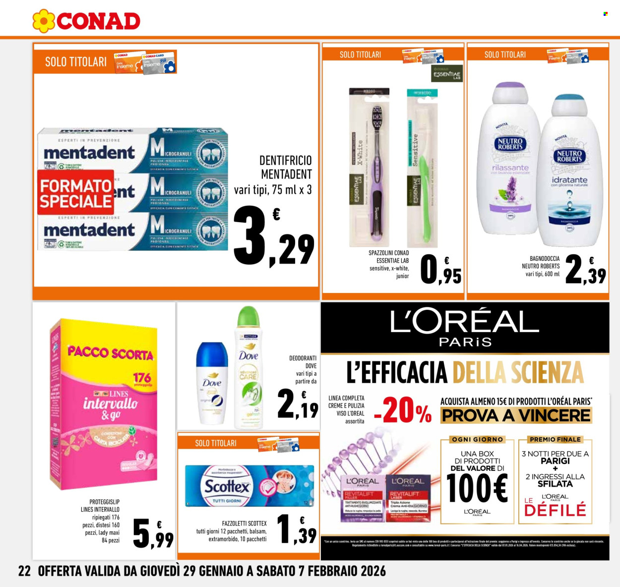 Volantino Conad - 29/1/2026 - 7/2/2026. Pagina 22