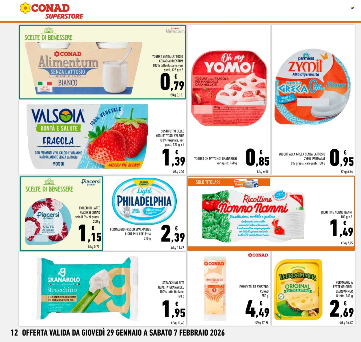 Volantino Conad Superstore - 29/1/2026 - 7/2/2026. Pagina 12