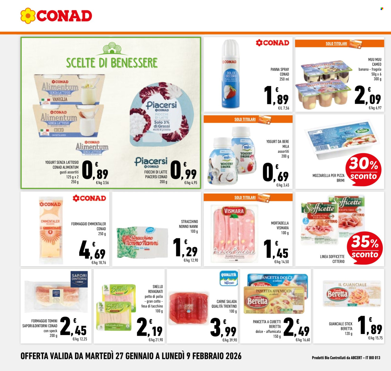 Volantino Conad - 27/1/2026 - 9/2/2026. Pagina 14