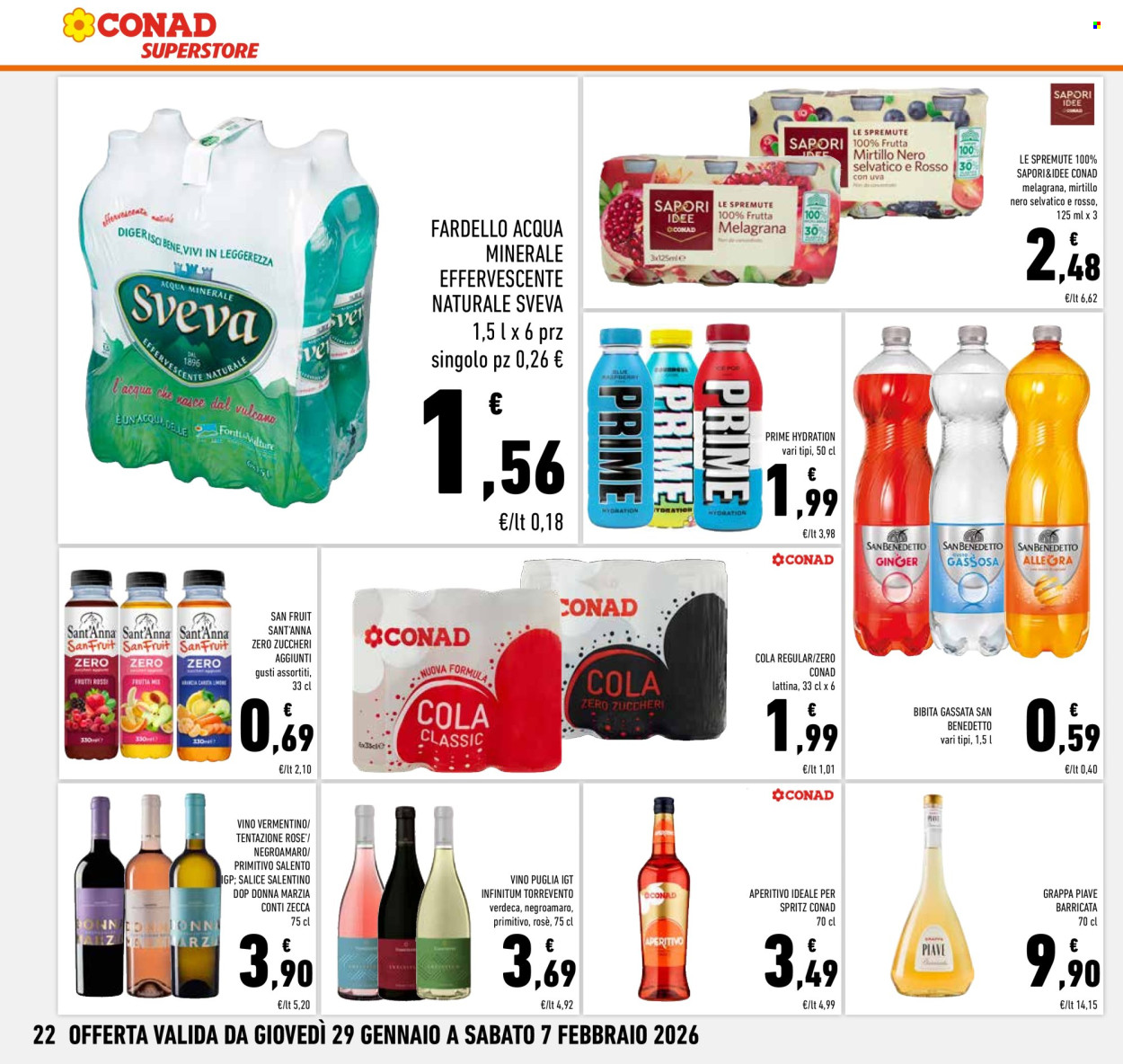 Volantino Conad Superstore - 29/1/2026 - 7/2/2026. Pagina 22