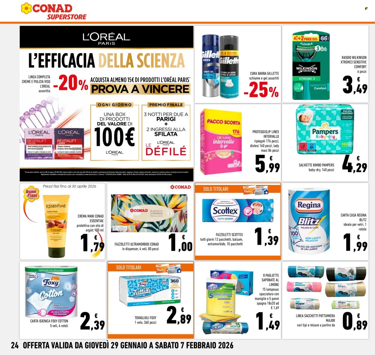 Volantino Conad Superstore - 29/1/2026 - 7/2/2026. Pagina 24