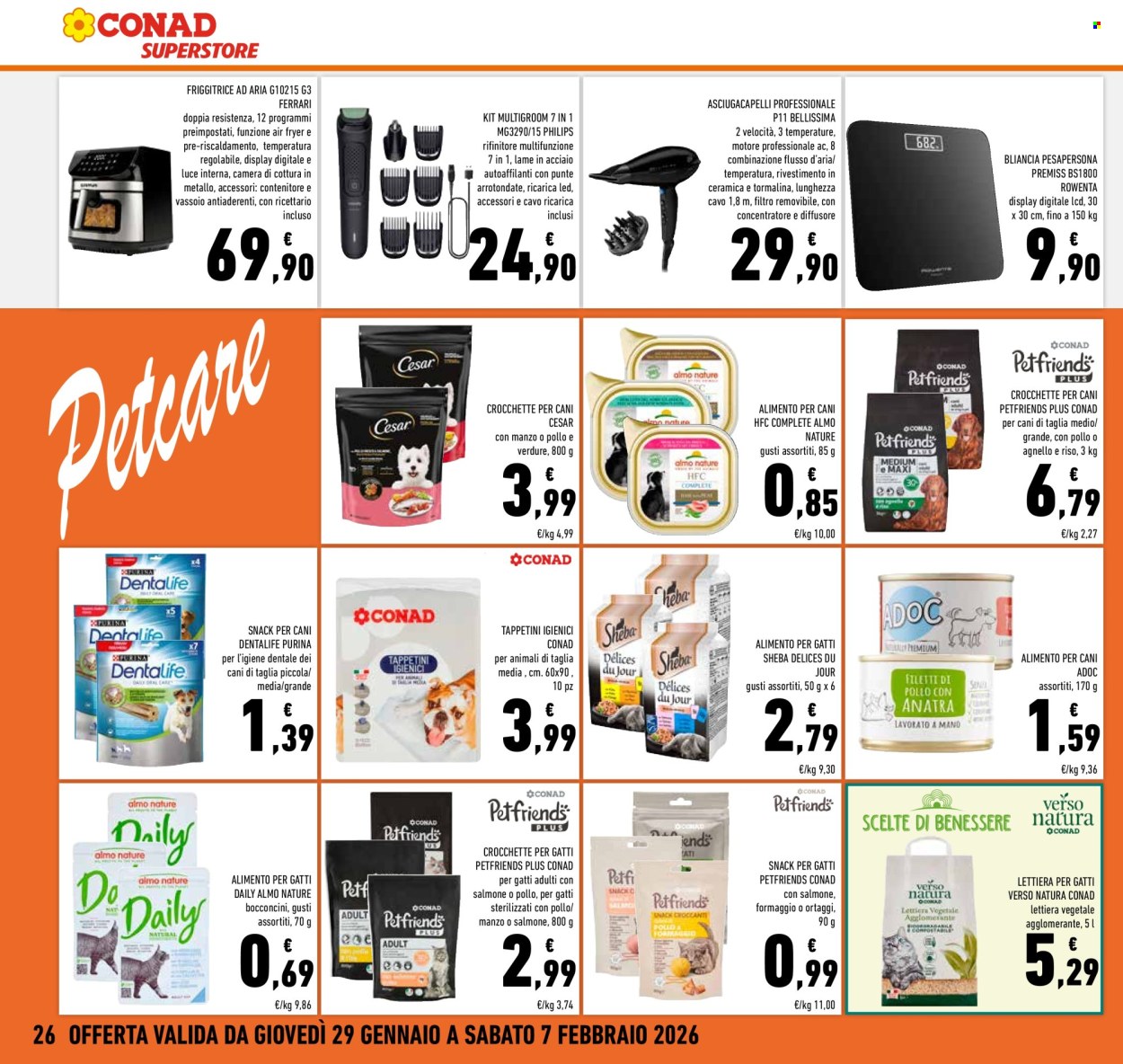 Volantino Conad Superstore - 29/1/2026 - 7/2/2026. Pagina 26