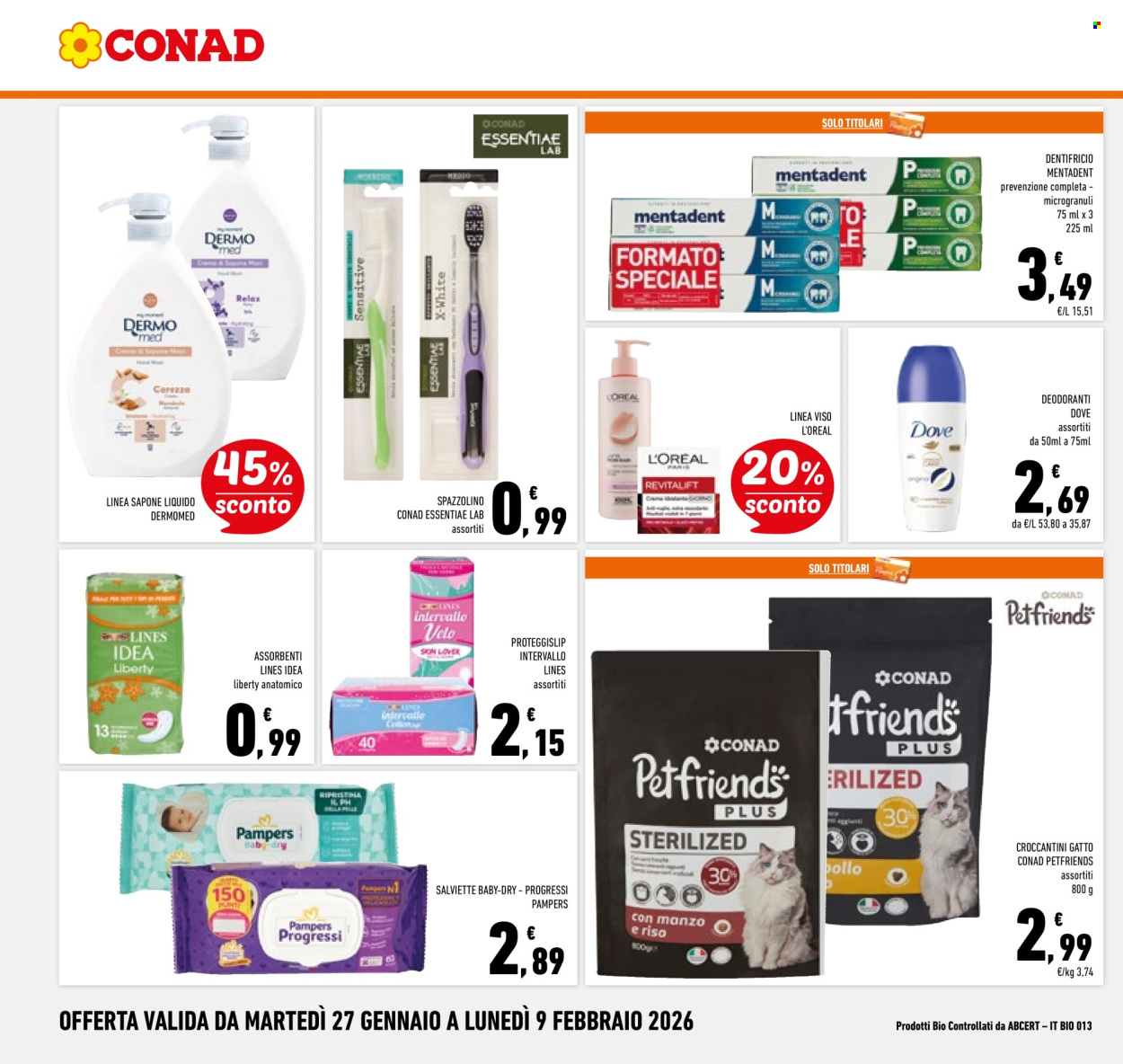 Volantino Conad - 27/1/2026 - 9/2/2026. Pagina 26