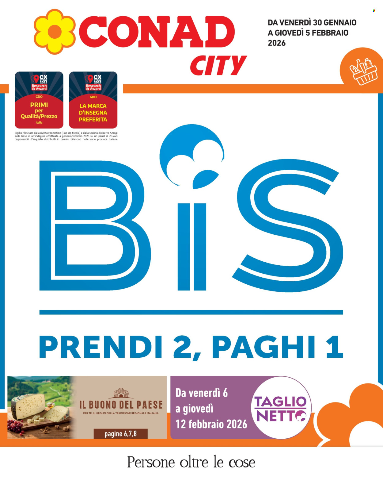 Volantino Conad City - 30/1/2026 - 5/2/2026. Pagina 1