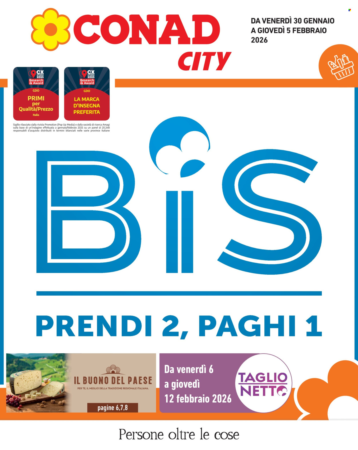 Volantino Conad City - 30/1/2026 - 5/2/2026. Pagina 1