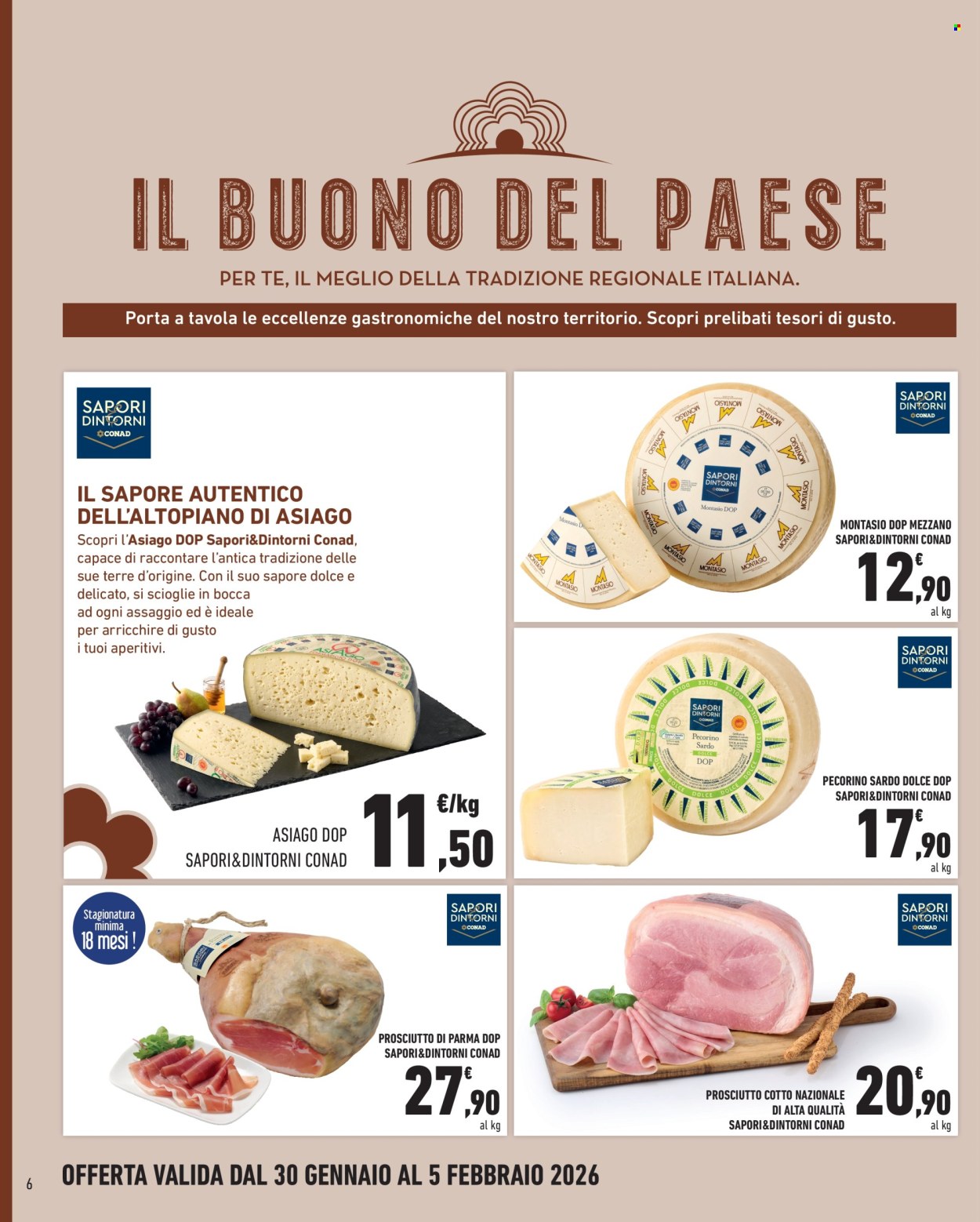 Volantino Conad - 30/1/2026 - 5/2/2026. Pagina 6