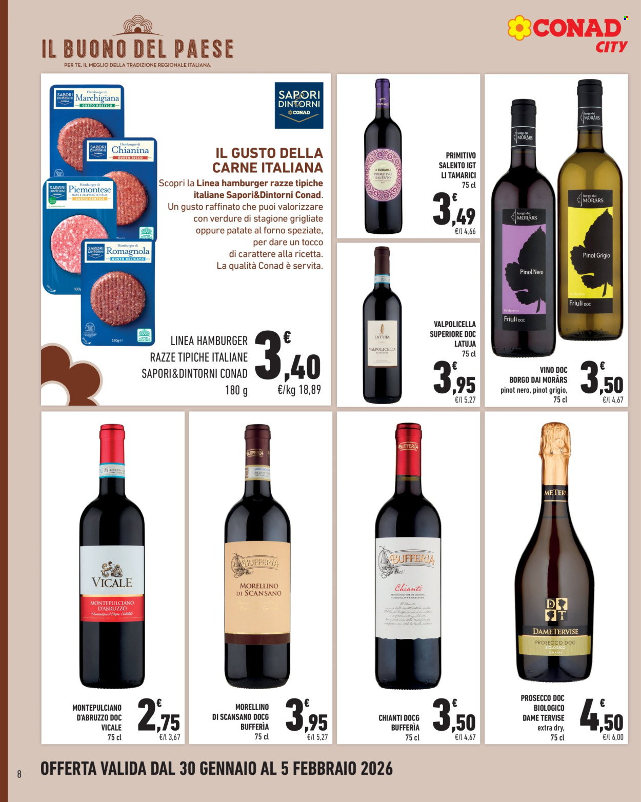 Volantino Conad City - 30/1/2026 - 5/2/2026. Pagina 8