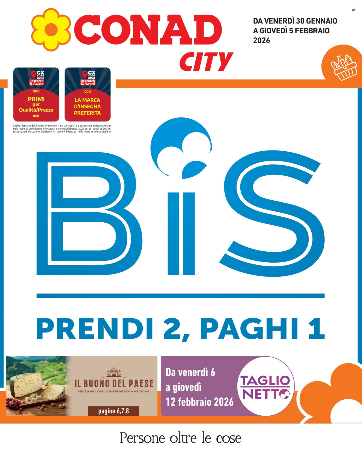 Volantino Conad City - 30/1/2026 - 5/2/2026. Pagina 1