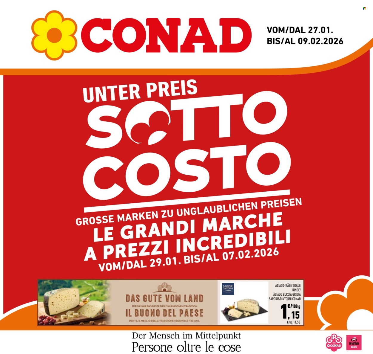 Volantino Conad - 27/1/2026 - 9/2/2026. Pagina 1