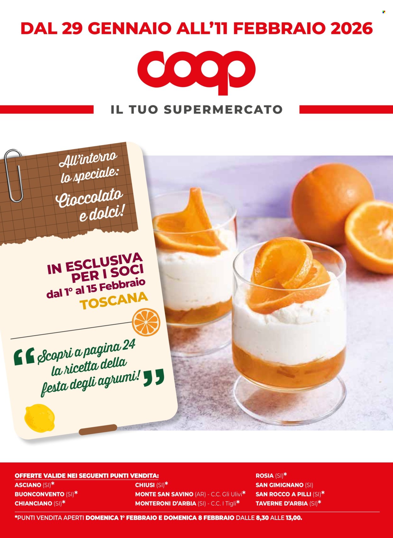 Volantino Coop - 29/1/2026 - 11/2/2026. Pagina 1
