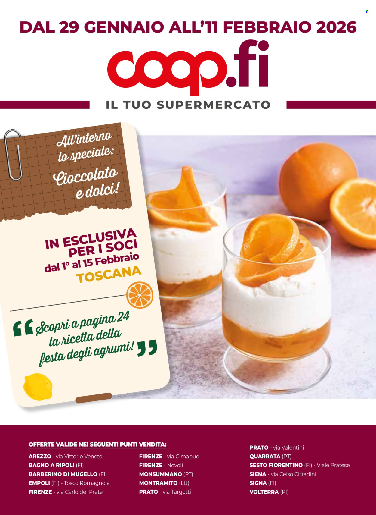 Volantino Coop - 29/1/2026 - 11/2/2026. Pagina 1