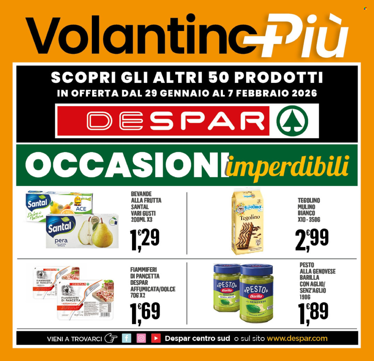 Volantino Despar - 29/1/2026 - 7/2/2026. Pagina 16