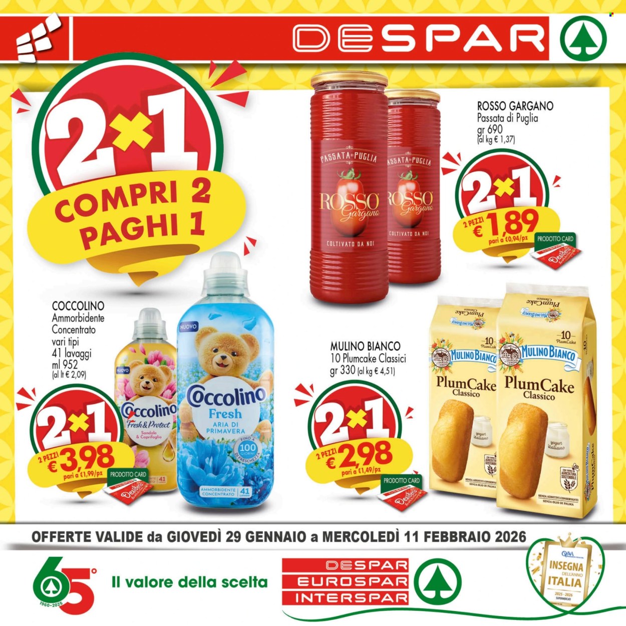 Volantino Eurospar - 29/1/2026 - 11/2/2026. Pagina 1