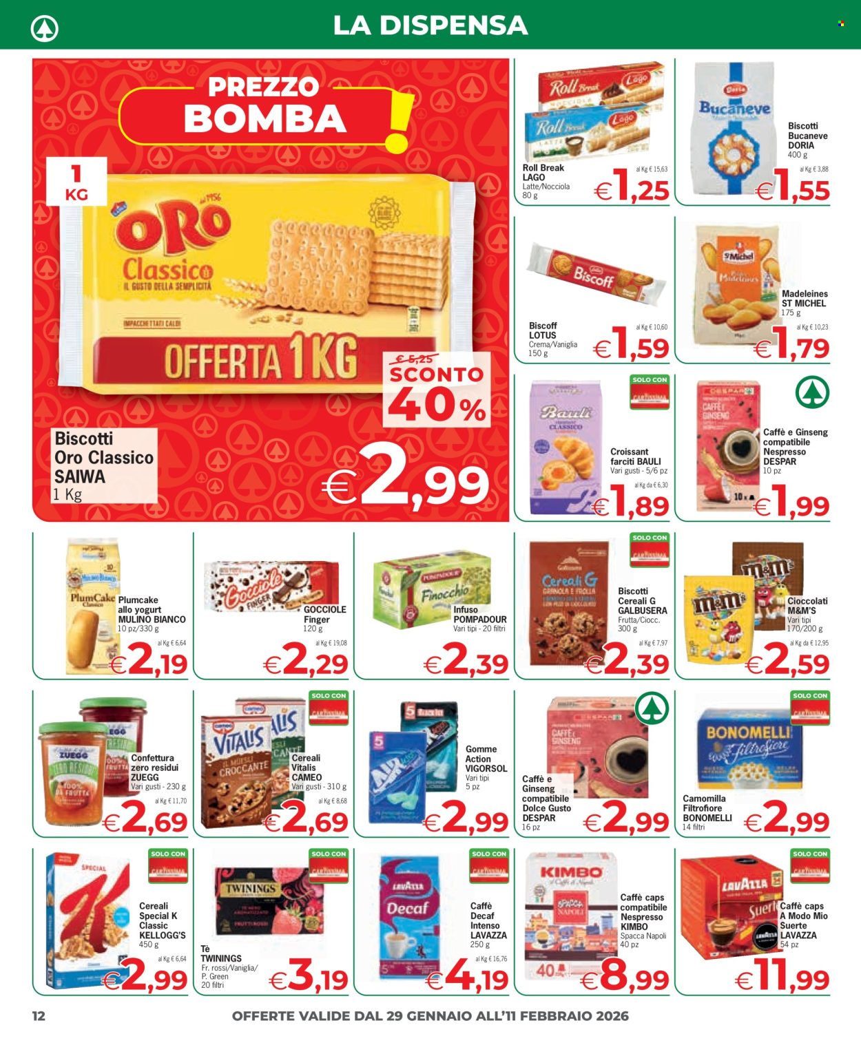 Volantino Eurospar - 29/1/2026 - 11/2/2026. Pagina 12