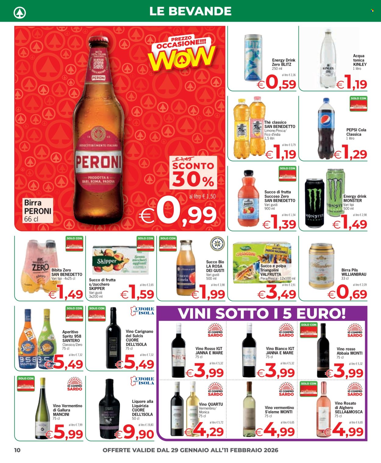 Volantino Eurospar - 29/1/2026 - 11/2/2026. Pagina 10