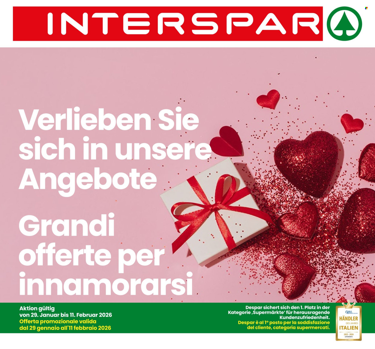 Volantino Interspar - 29/1/2026 - 11/2/2026. Pagina 1