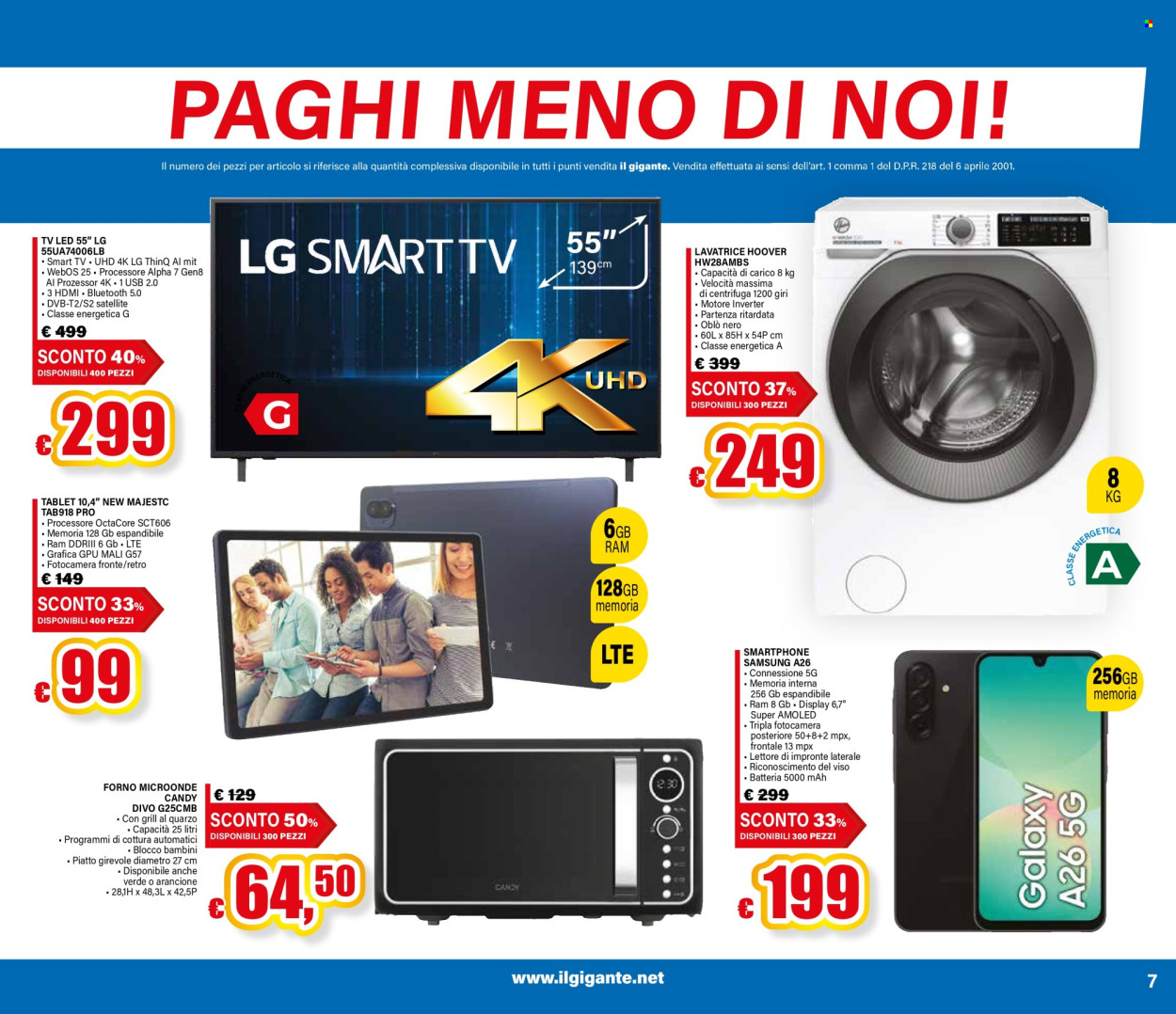 Volantino Il Gigante - 29/1/2026 - 7/2/2026. Pagina 7